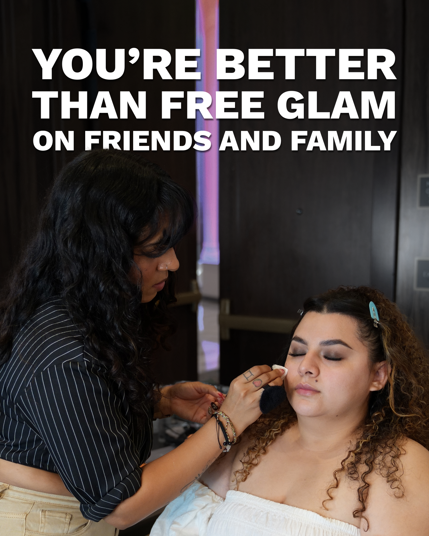 Glam Sophisticated Makeup Academy Facebook ad