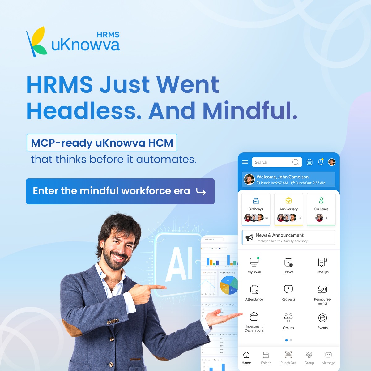 uKnowva HRMS Facebook ad