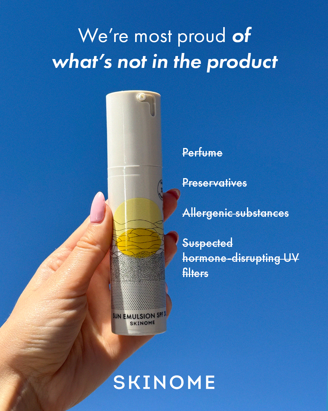 Skinome Facebook ad
