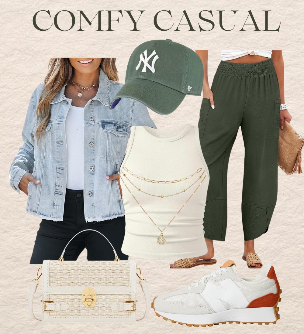 Shopping for Deals Facebook ad: Comfy, casual, and mom-approved An easy throw-on outfit…