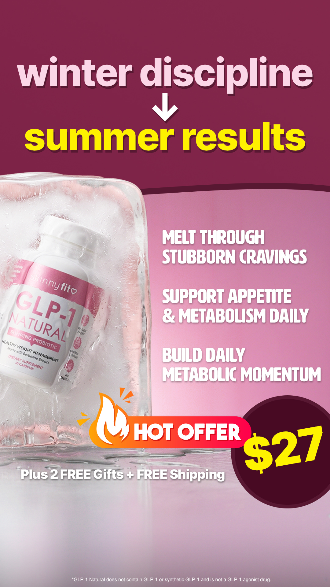 SkinnyFit Facebook ad