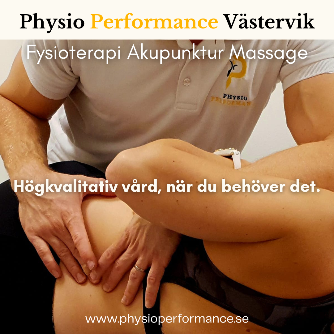 Physio Performance Facebook ad: Behandling i Västervik utan väntetid!