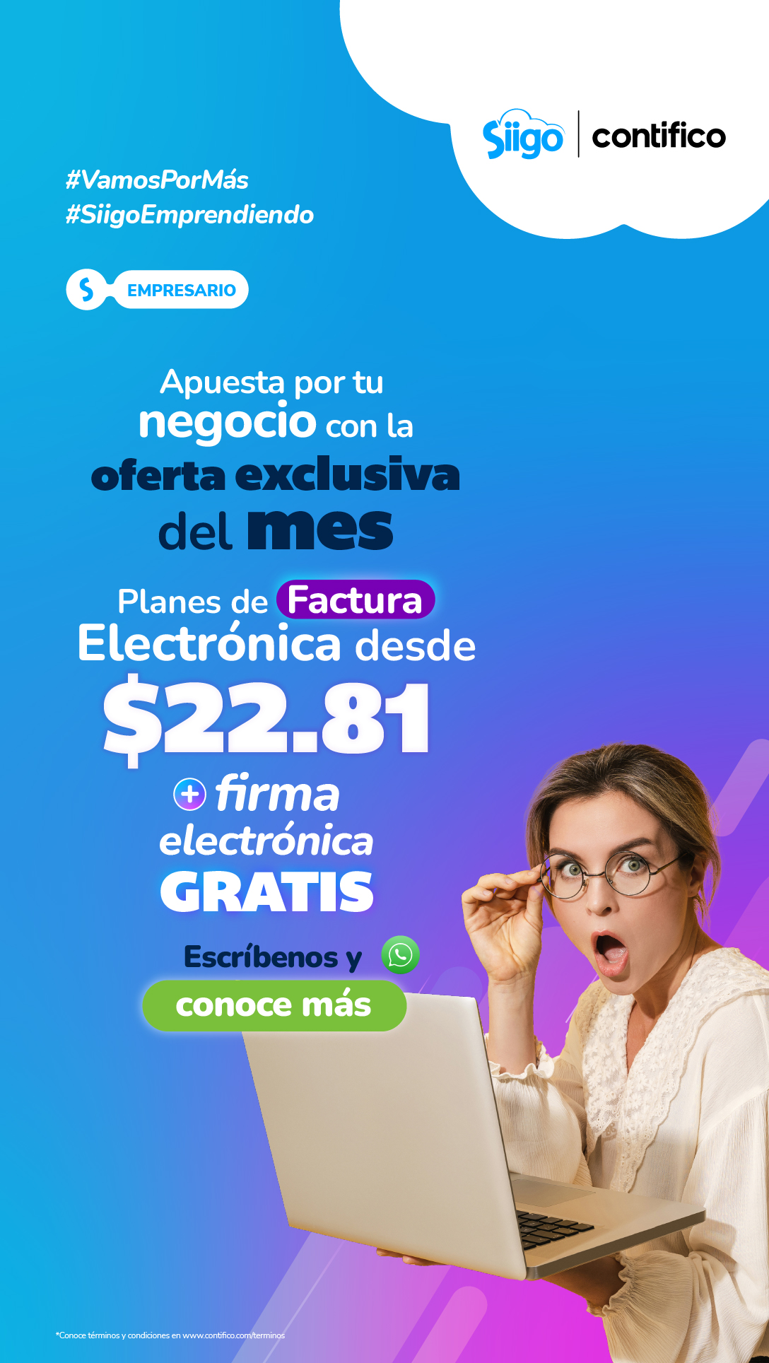 Siigo Contífico Facebook ad