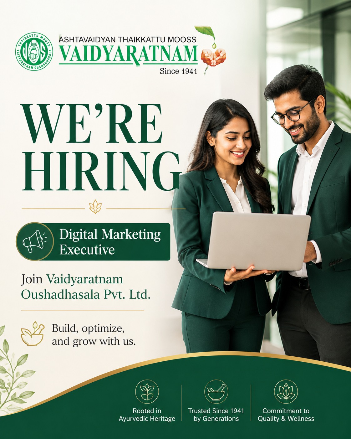 Vaidyaratnam Facebook ad
