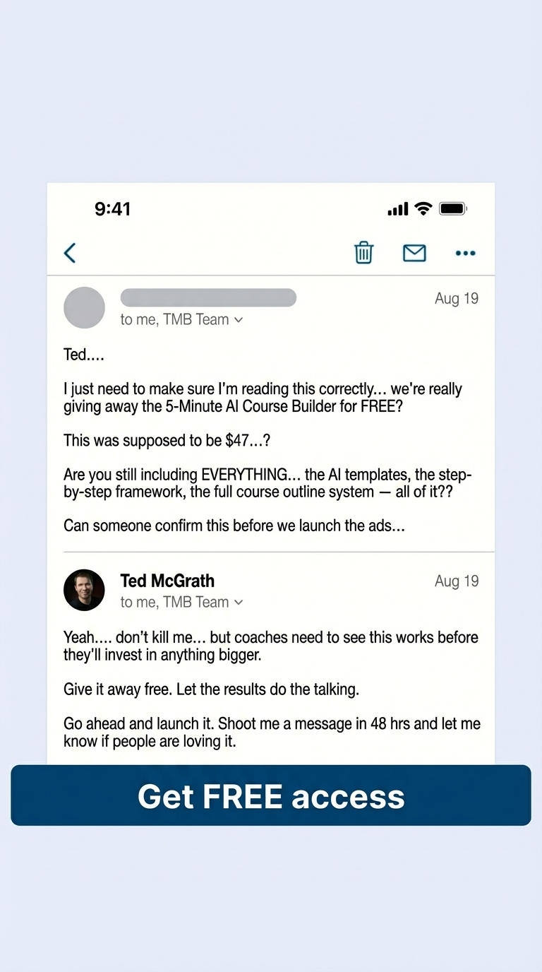 Ted McGrath Facebook ad
