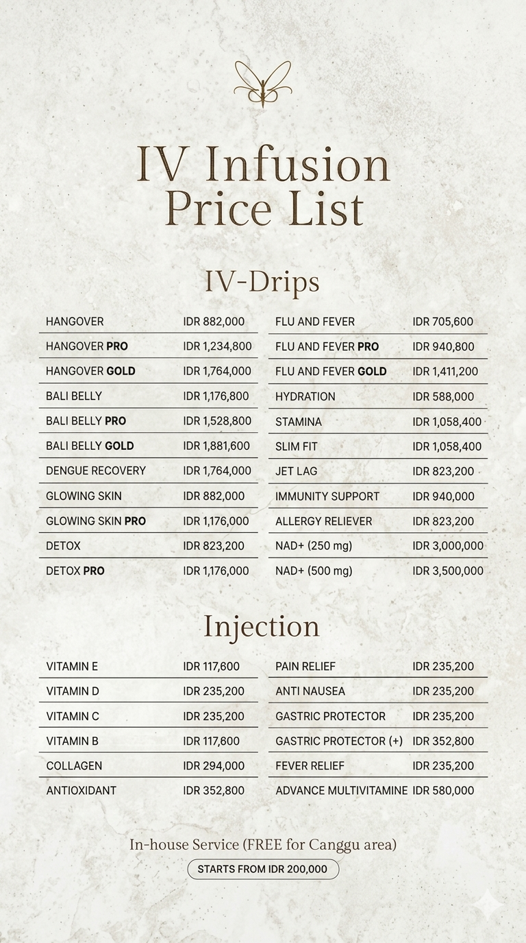 Opulent IV Drips Facebook ad from Apr 7, 2026