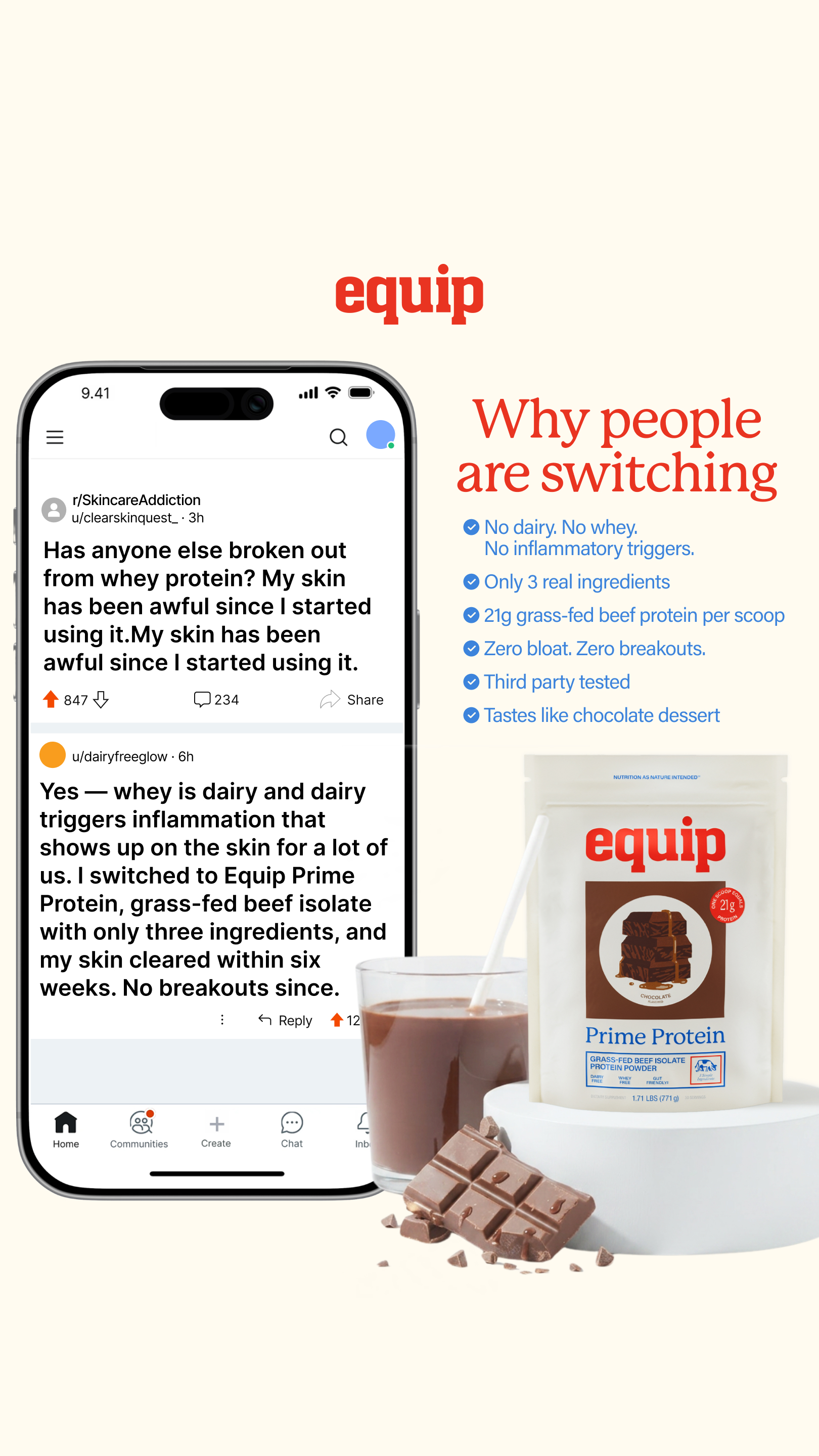 Equip Facebook ad