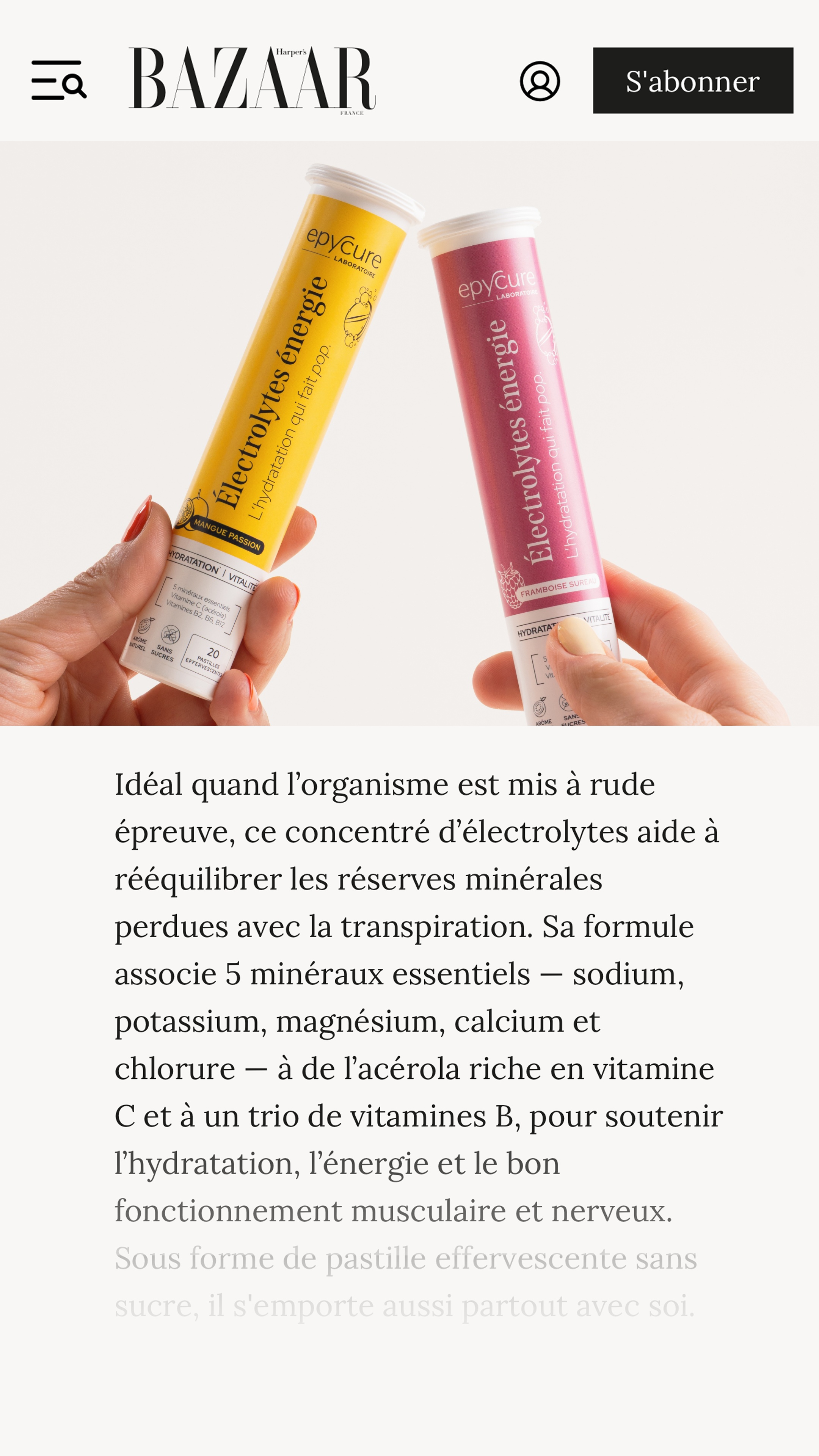 Epycure Facebook ad