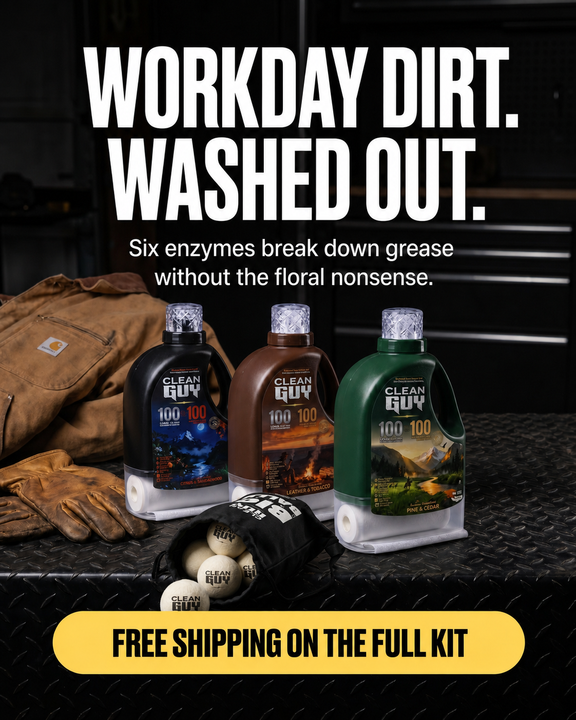 Clean Guy Facebook ad