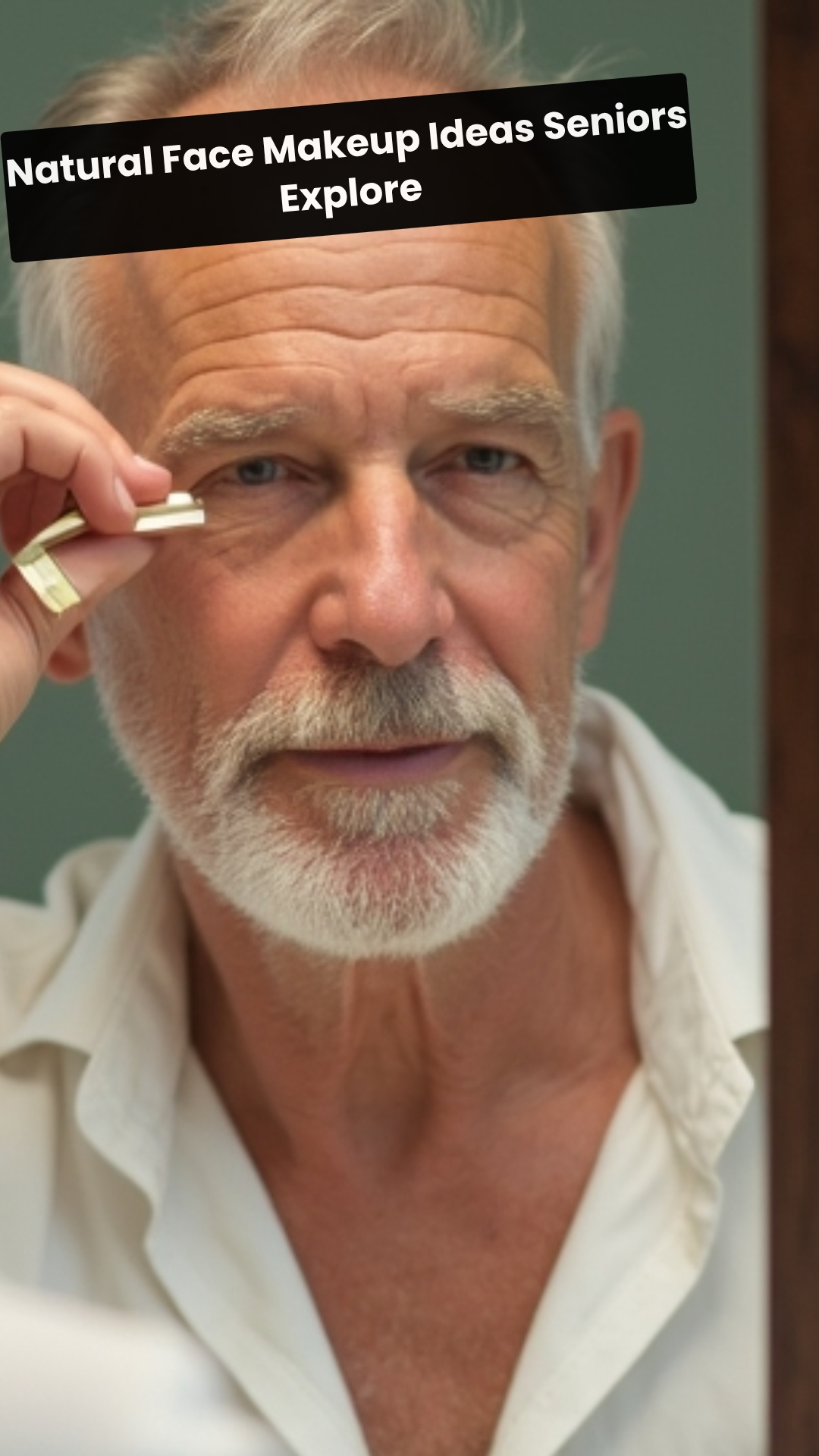 TrendingAnswers Scoop Facebook ad: Natural Face Makeup Ideas Seniors Explore.