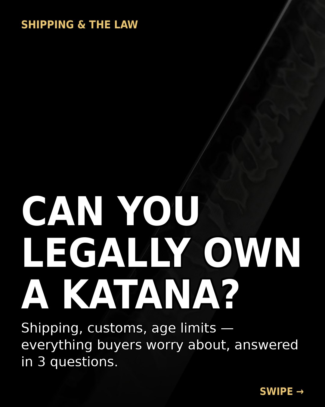 Katana Sword Facebook ad