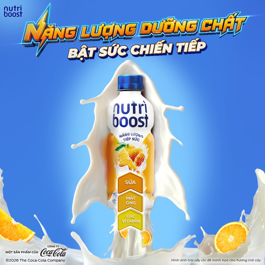Nutriboost Vietnam Facebook ad: Tụt pin cảnh báo