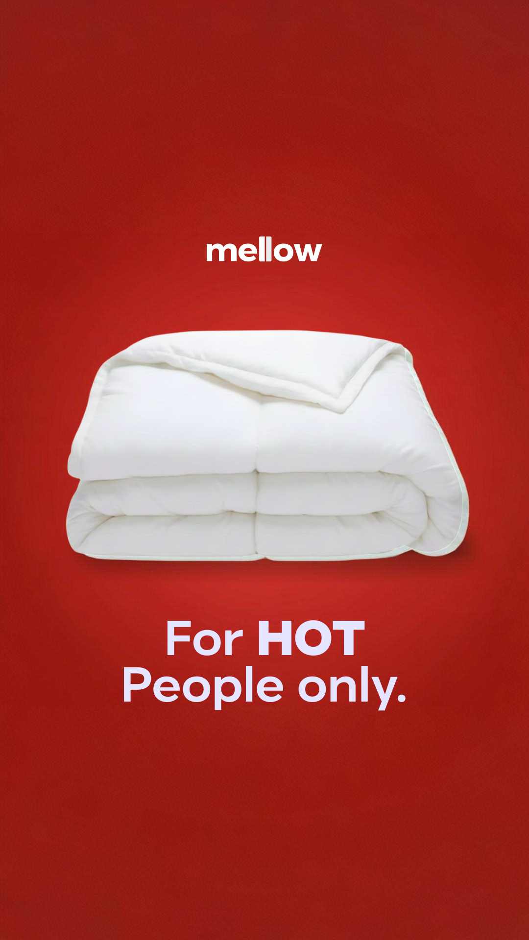 Mellow Comforters Facebook ad