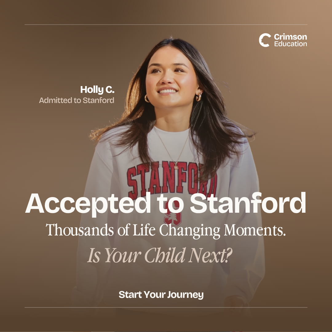 Crimson Education Facebook ad