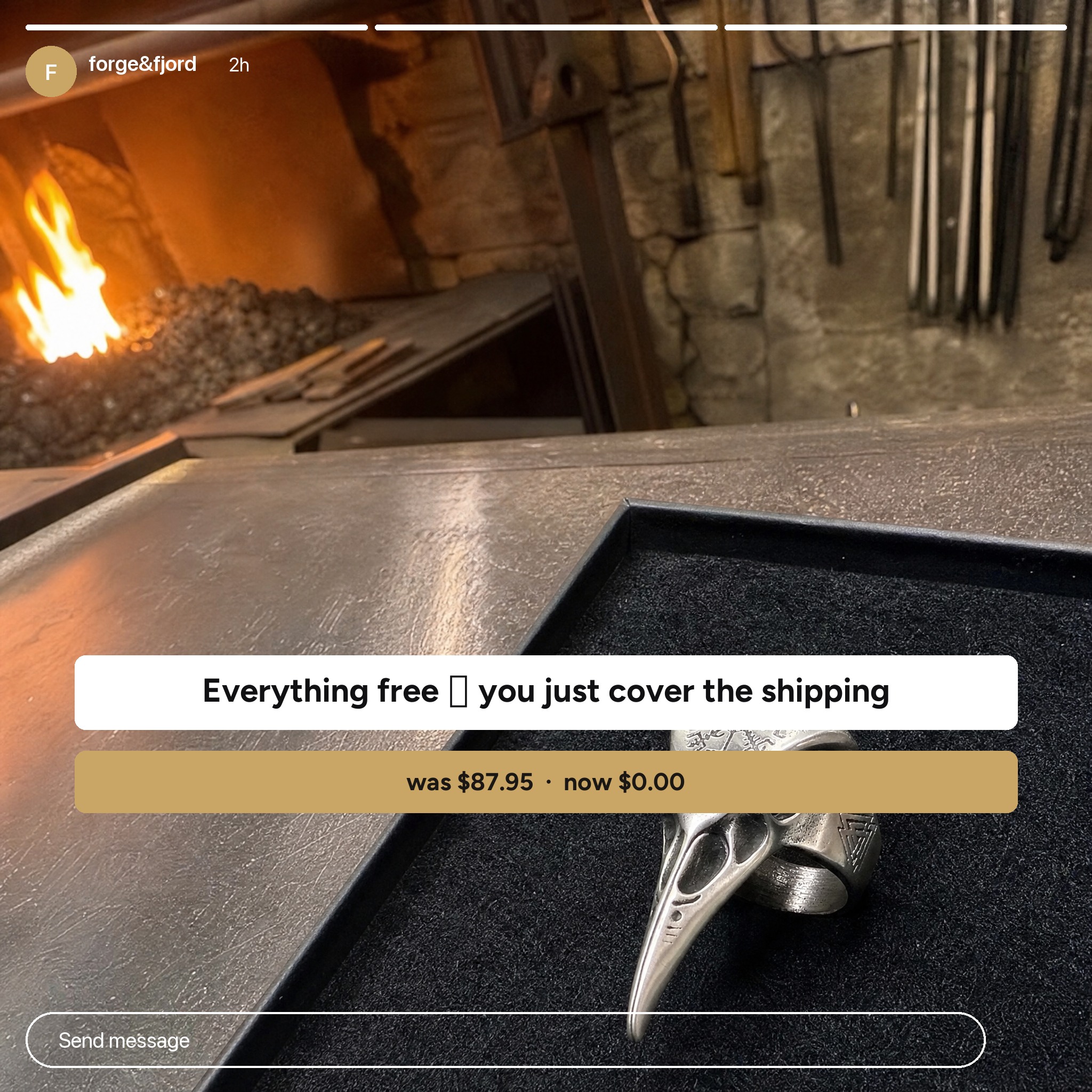 Forge & Fjord Facebook ad