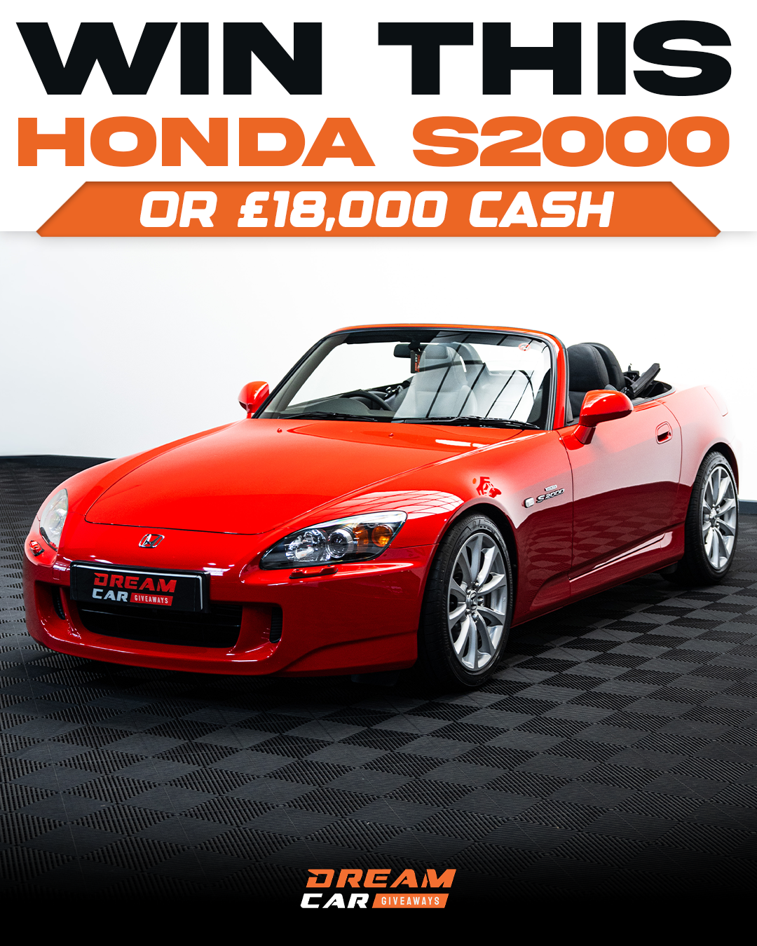 Dream Car Giveaways Facebook ad