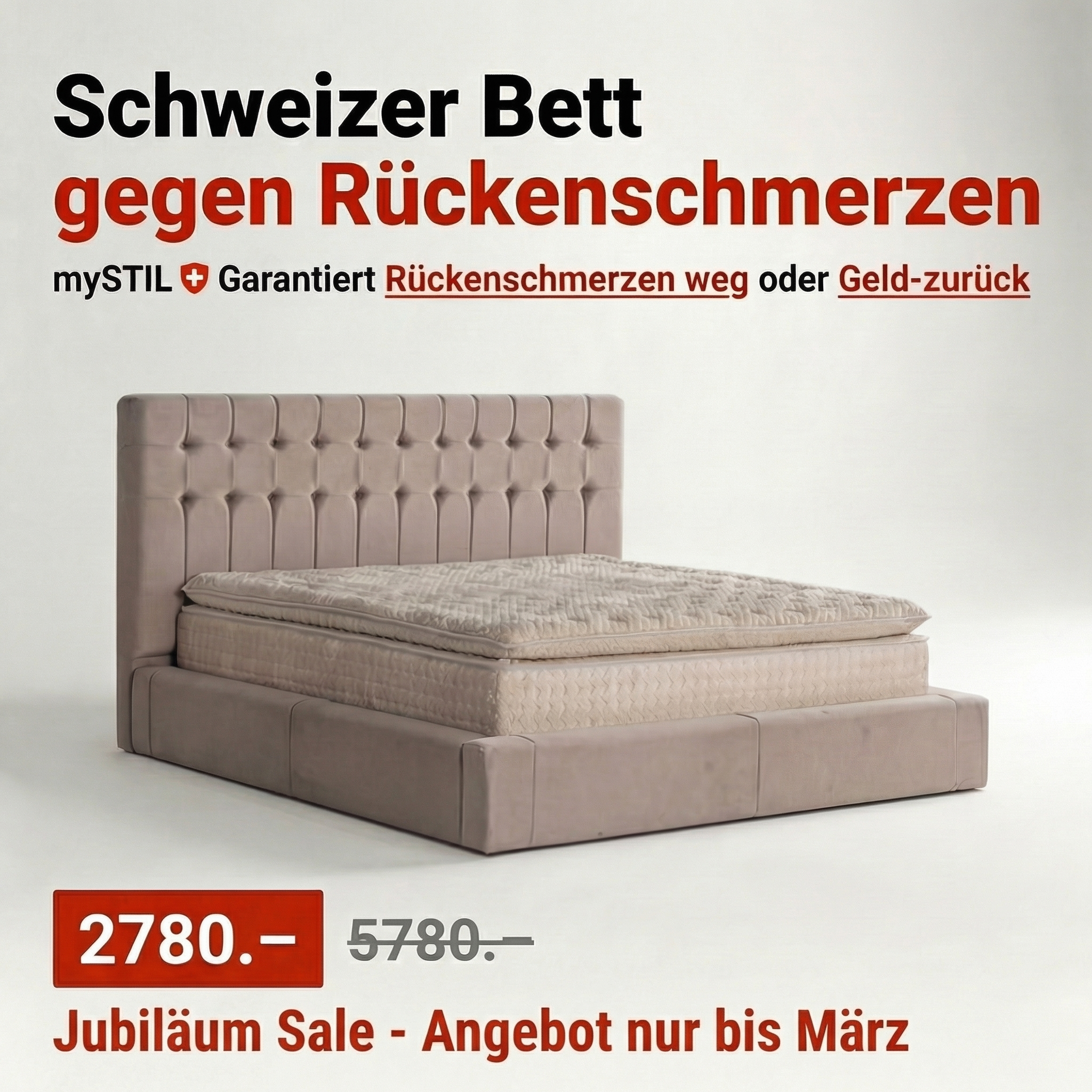 Mystil Facebook ad: 111 Tage Risikofreie Probe