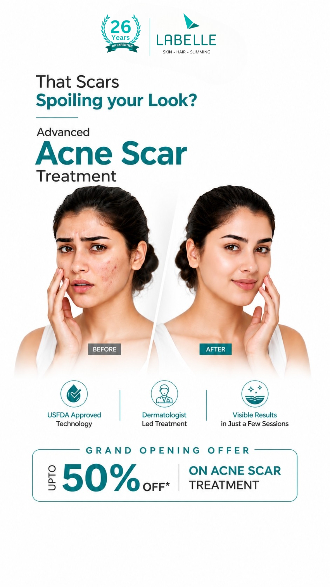 La Belle Slimming, Skin and Hair Clinics Facebook ad