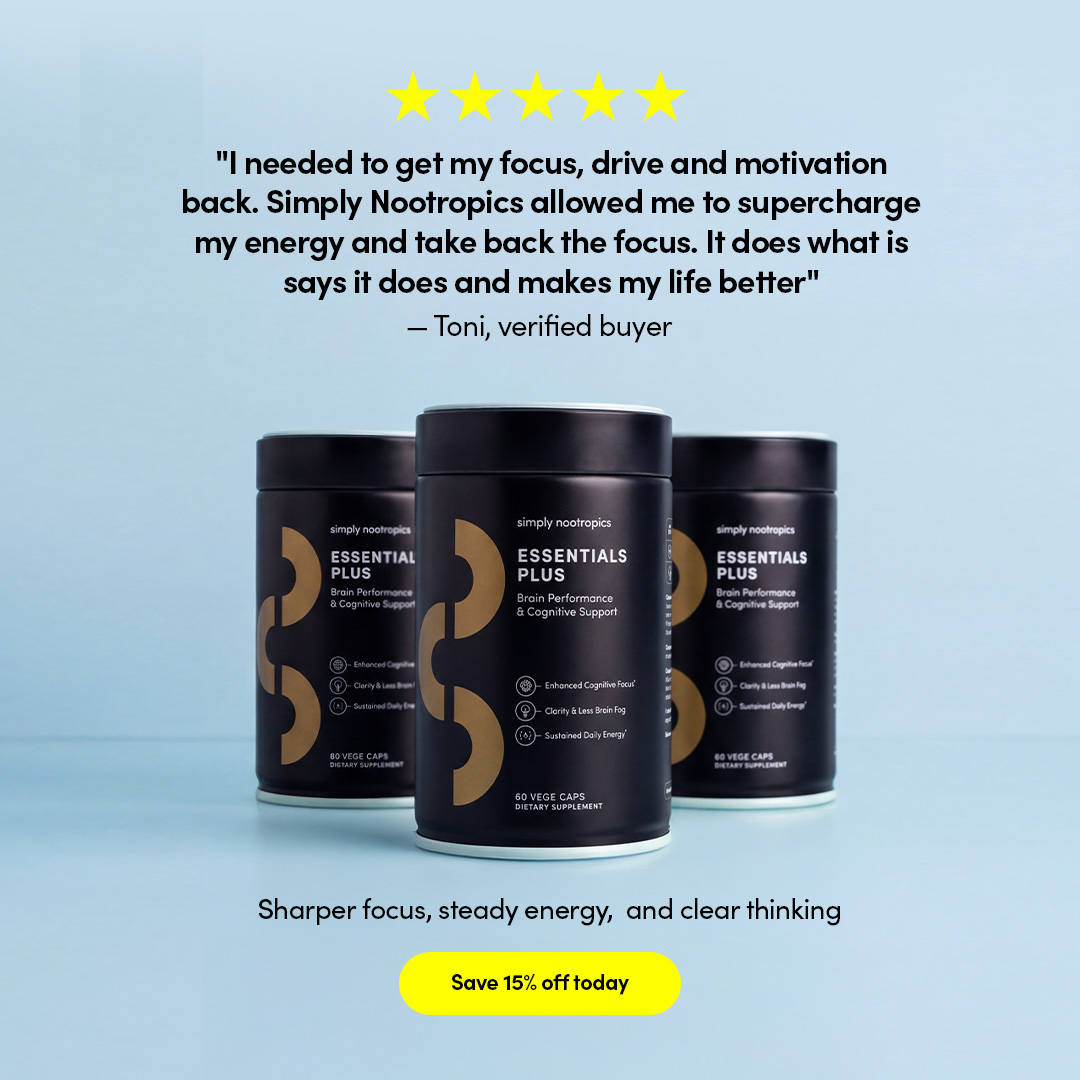 Simply Nootropics Facebook ad