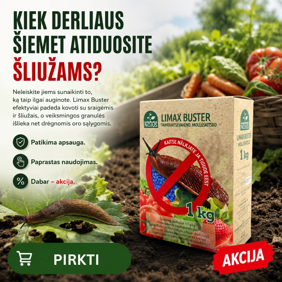 Nojaus sėklos Facebook ad: Neleisk šliužams sugadinti tavo derliaus!