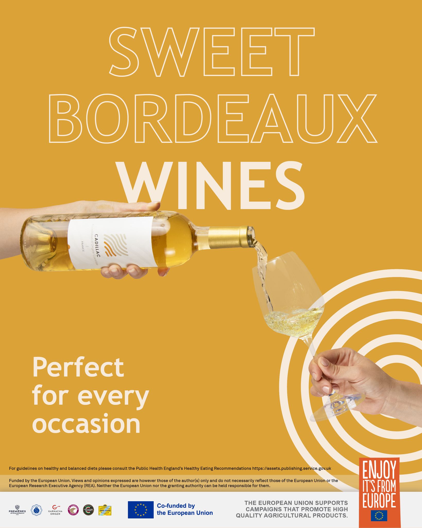 The EU Fab 6 UK - PDO and PGI Wines and Deli Meats from Europe Facebook ad: From a family lunch to an exotic dinner…