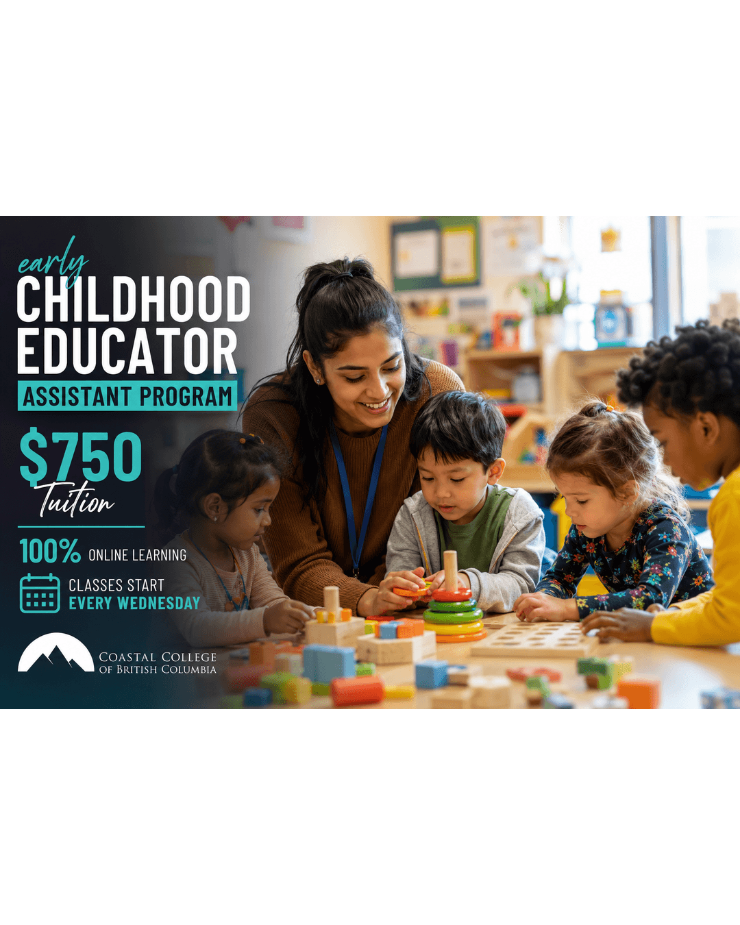Coastal College of British Columbia Facebook ad