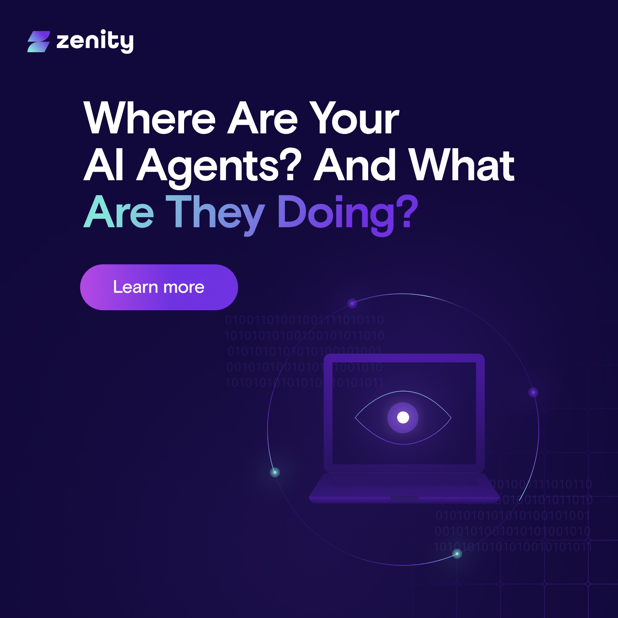 Zenity Facebook ad: Scaling AI Agents? Make Autonomy Responsible