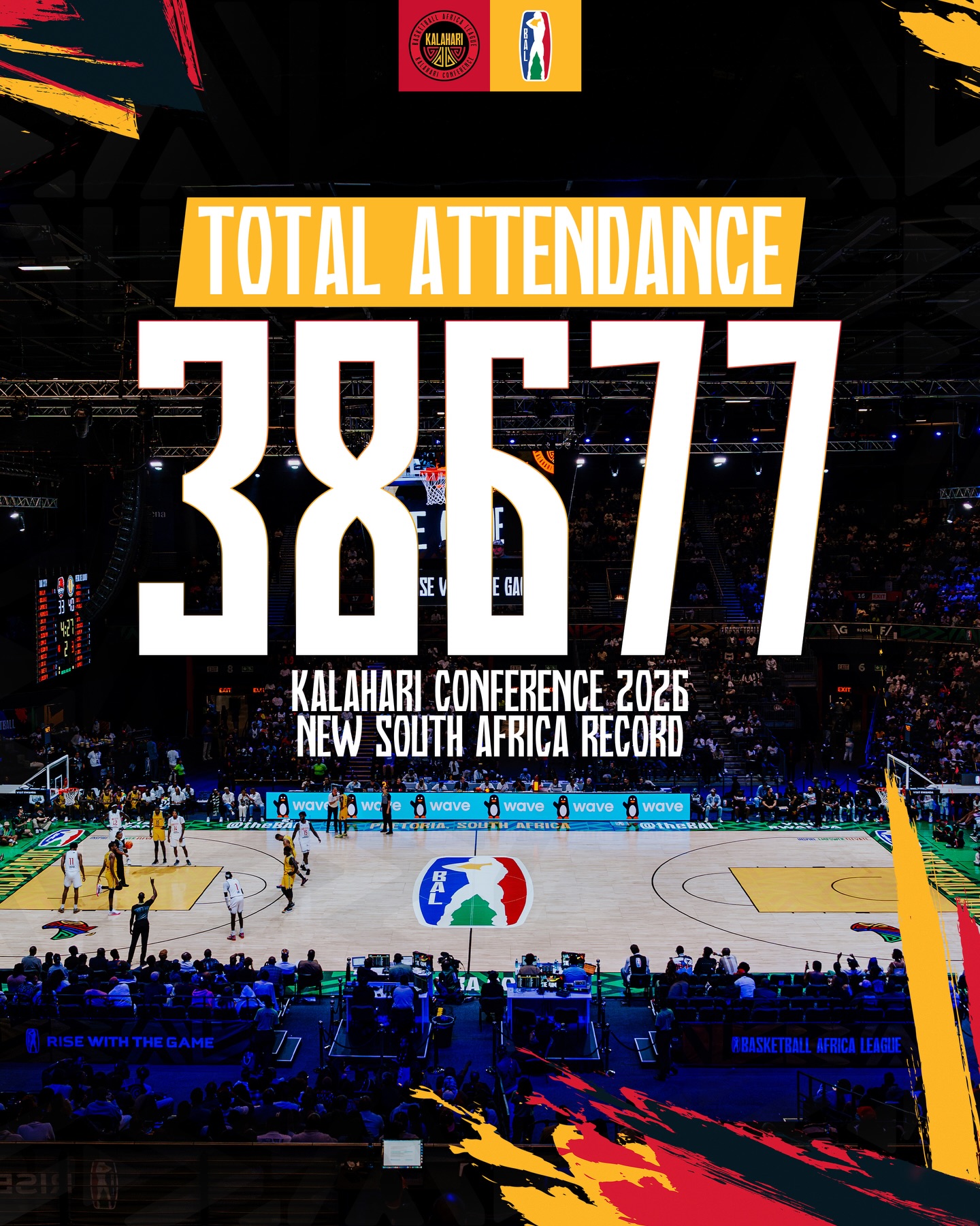 Basketball Africa League Facebook ad: Thank you 38,677 times, South Africa!