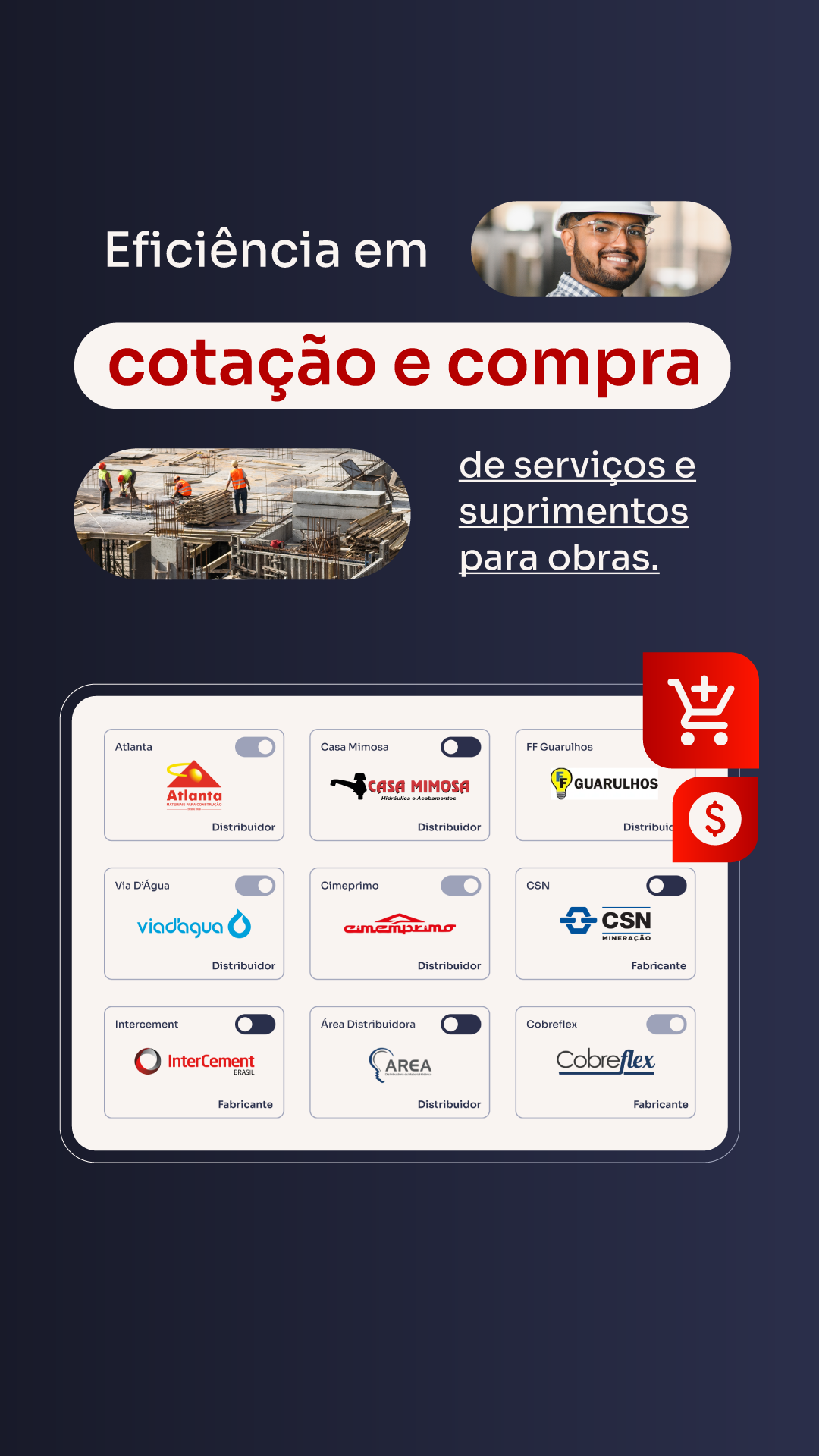 Construmarket Facebook ad