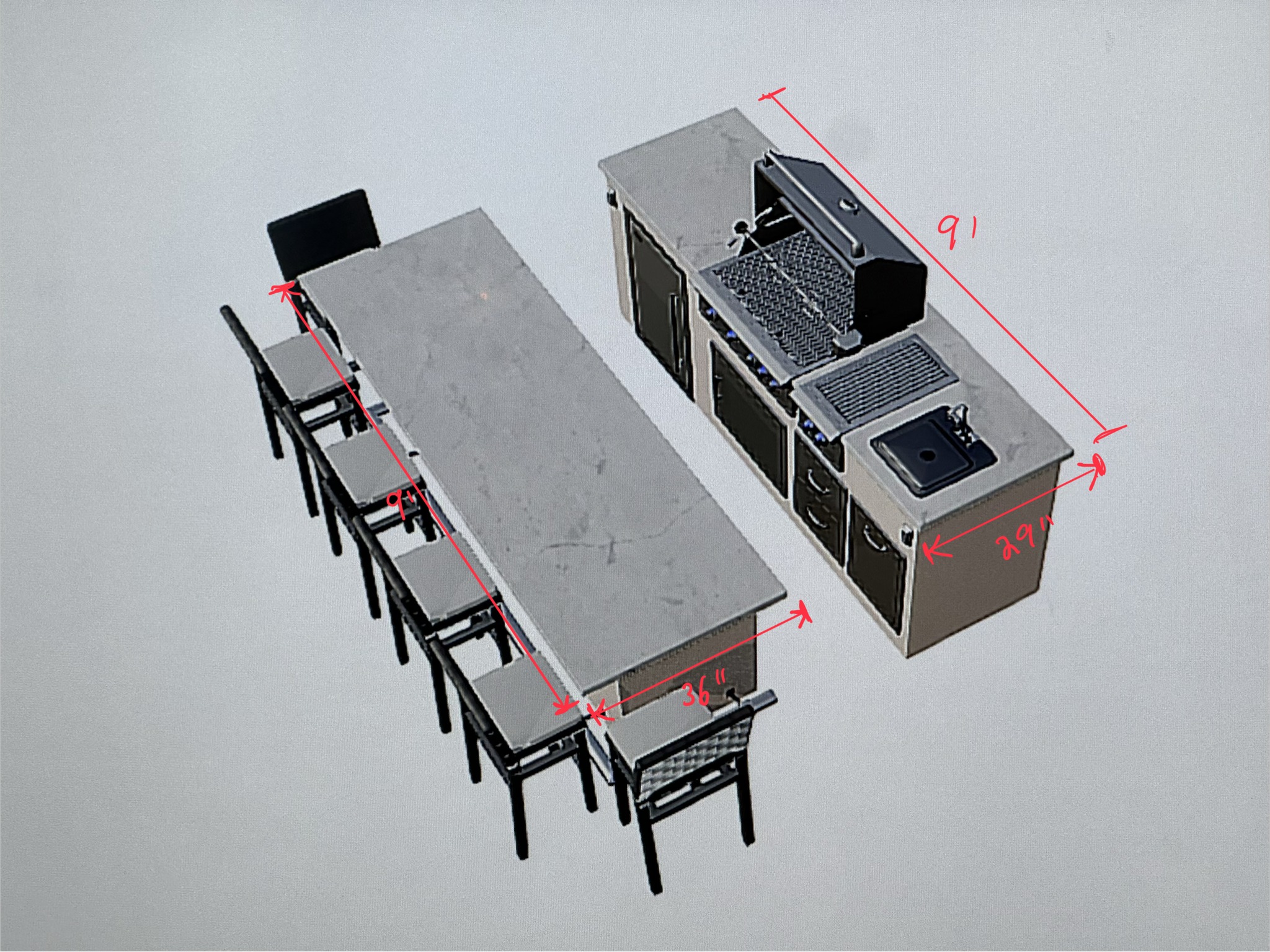 Brian Glisson Facebook ad: · OUTDOOR KITCHENS SUPRBOWL SALE AS LOW AS