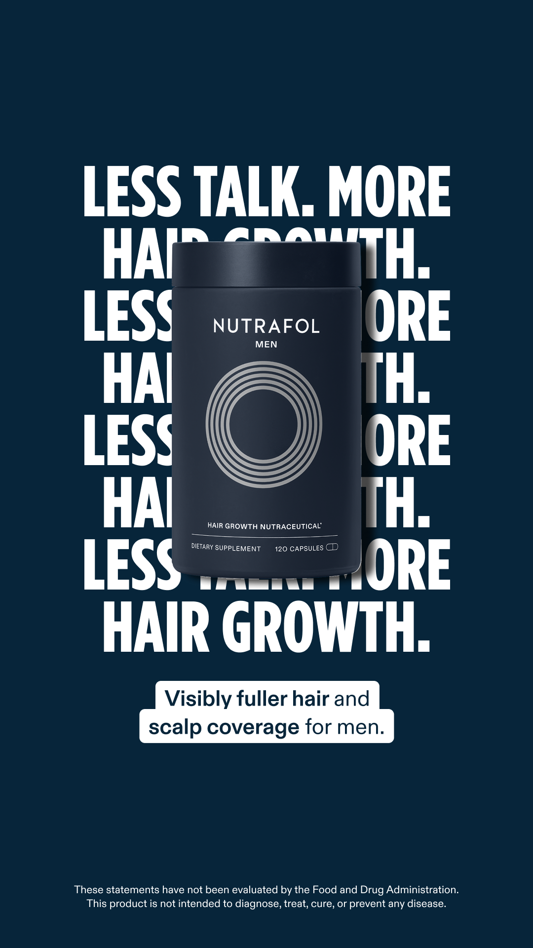 Nutrafol Men Facebook ad