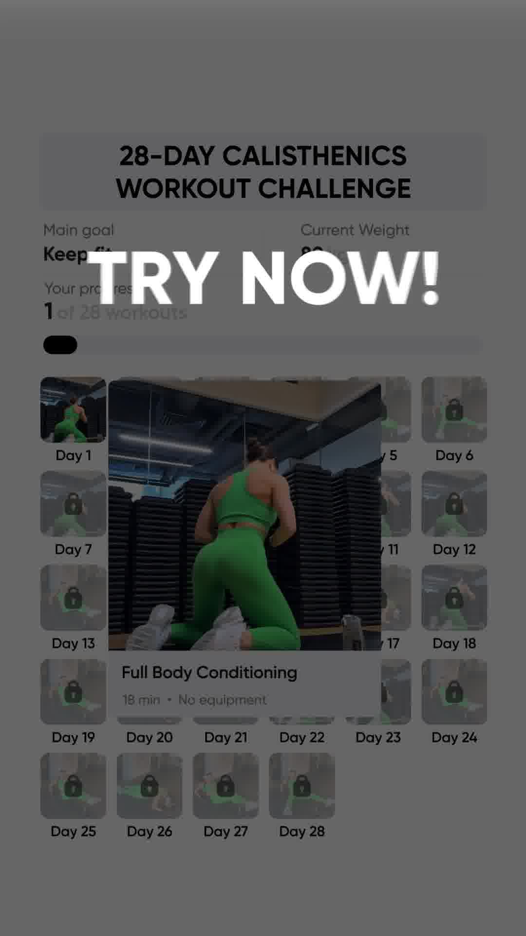 Tori Repa Facebook ad: 24/7 Personal Trainer in App.