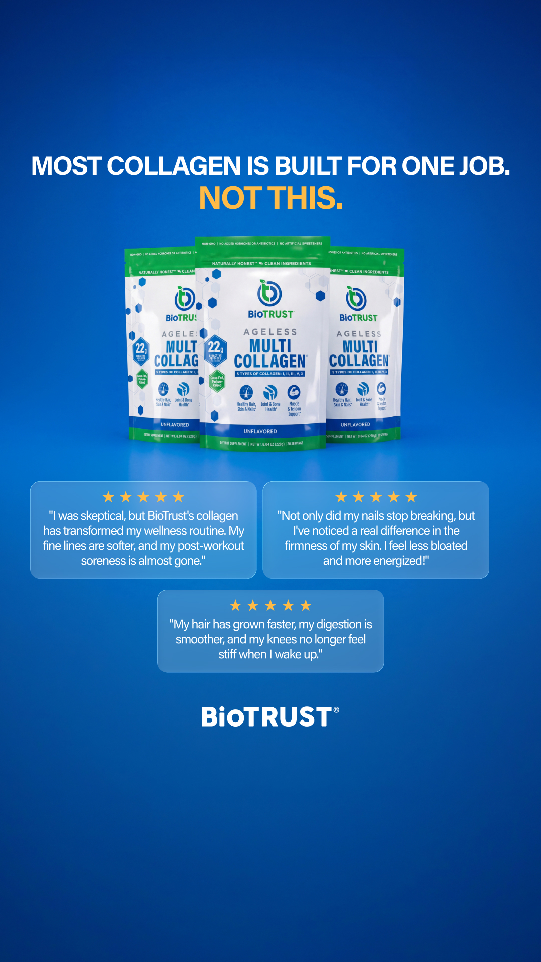 BioTrust Nutrition Facebook ad