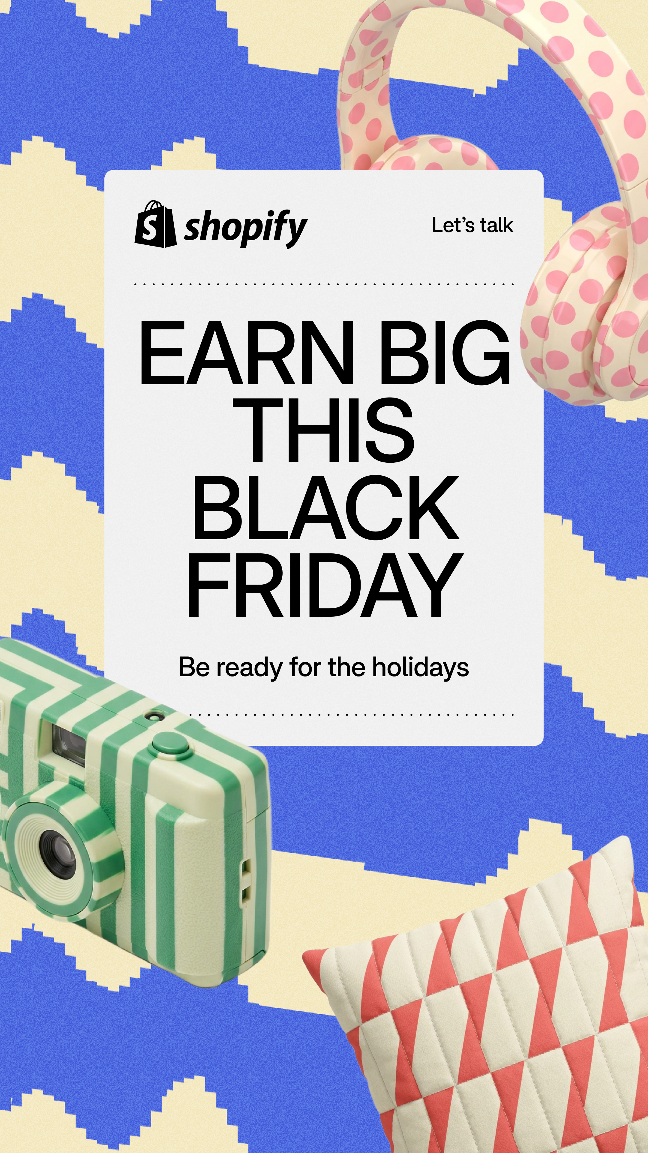 Shopify Facebook ad: Earn big this Black Friday