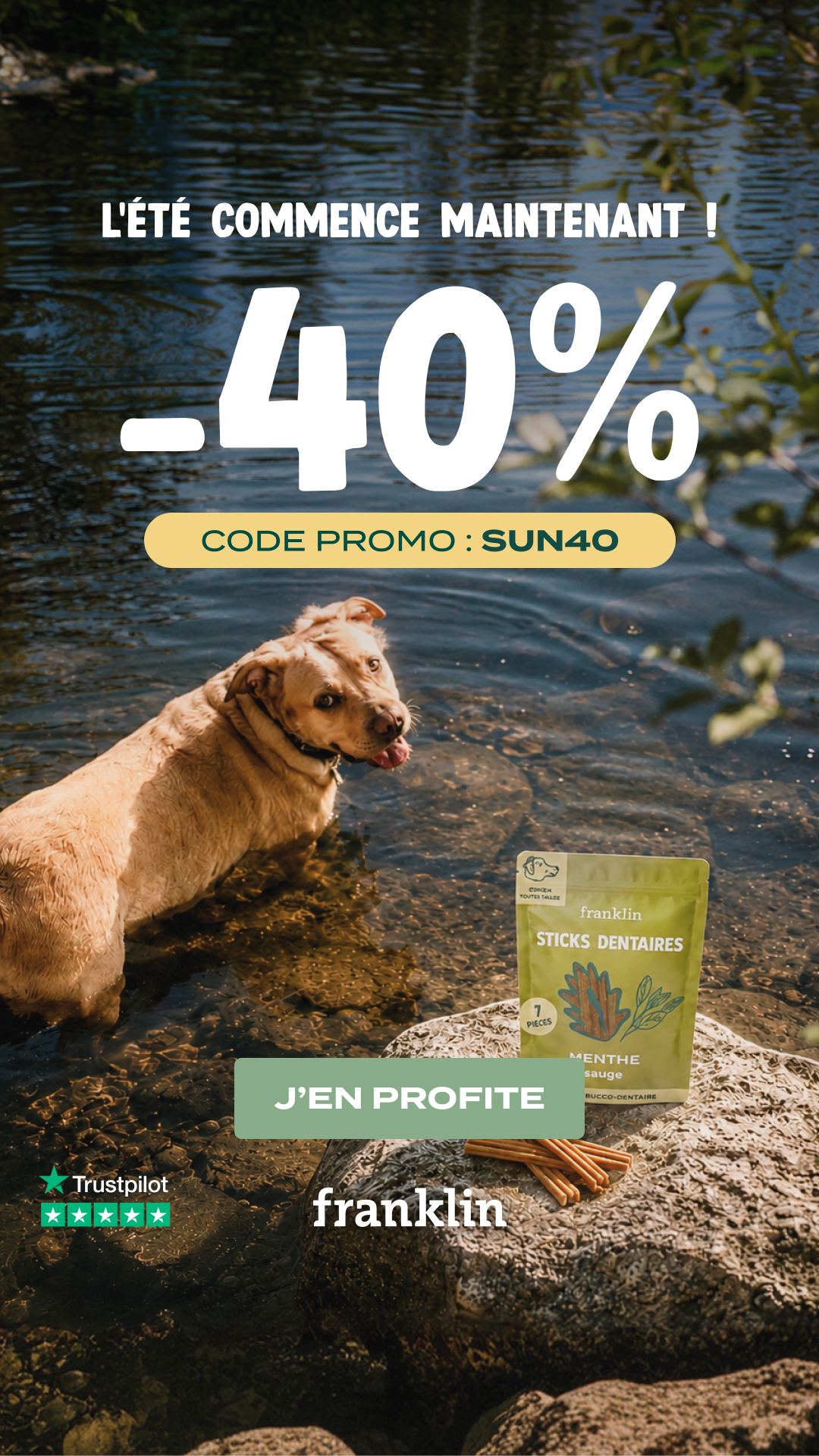 Franklin Pet Food Facebook ad