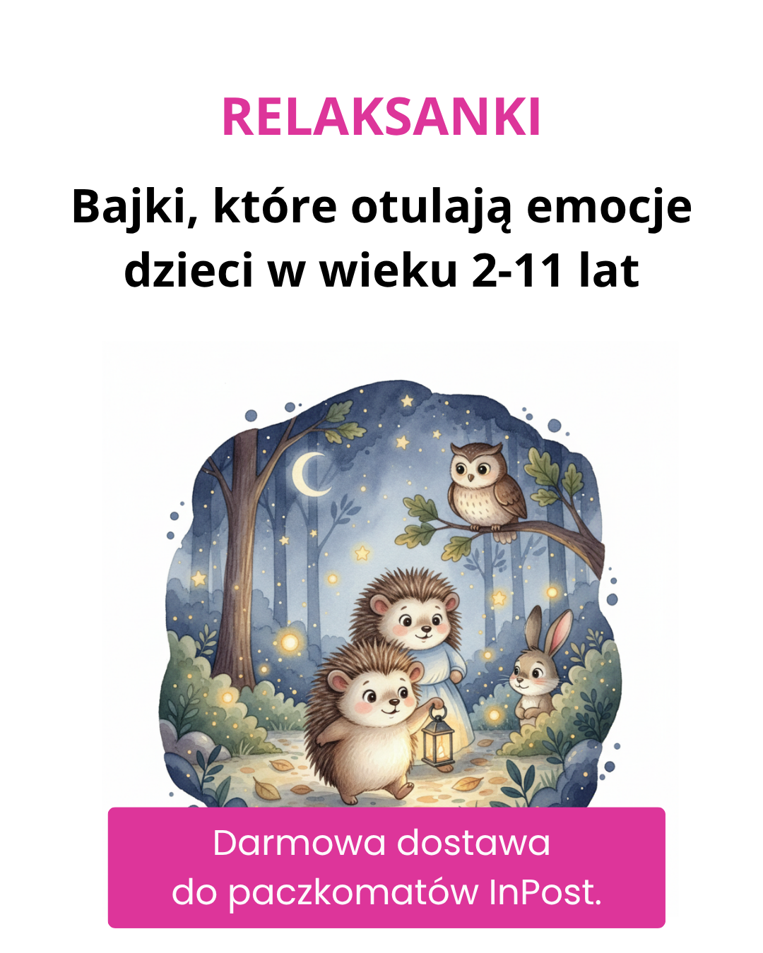 Relaksanki - bajki, które otulają emocje dzieci 2-11 lat Facebook ad