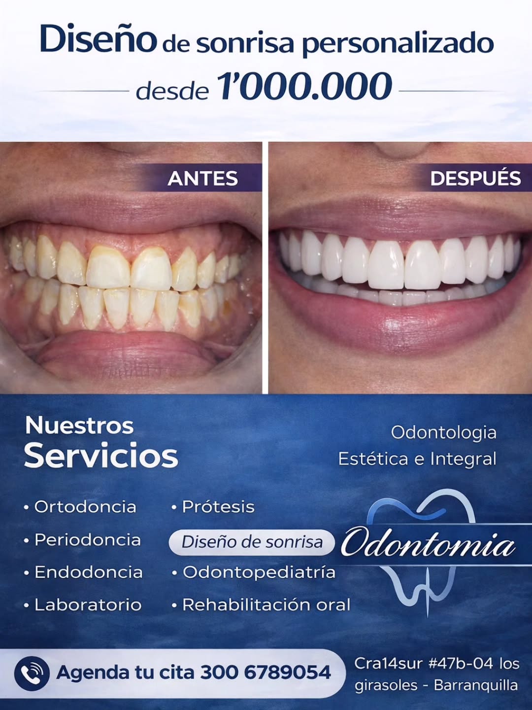odonto_mia Facebook ad: Porque amamos lo que hacemos y cuidamos tu…