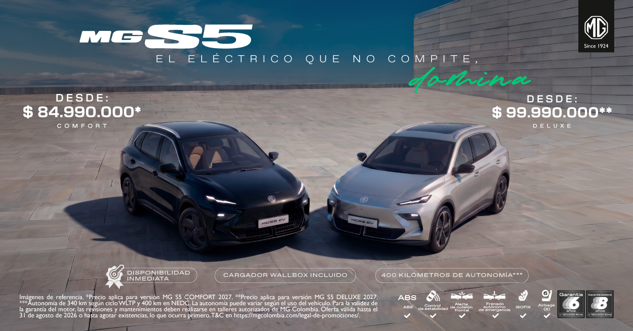 MG Colombia Facebook ad: Descubre MG S5