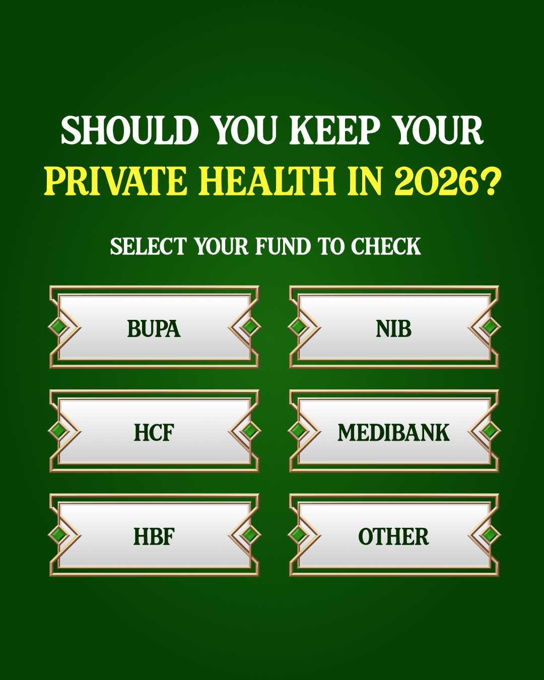 Health Insurance Comparison Facebook ad