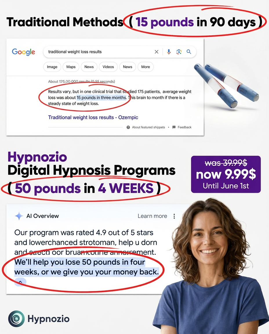 Hypnozio: power of hypnotherapy Facebook ad