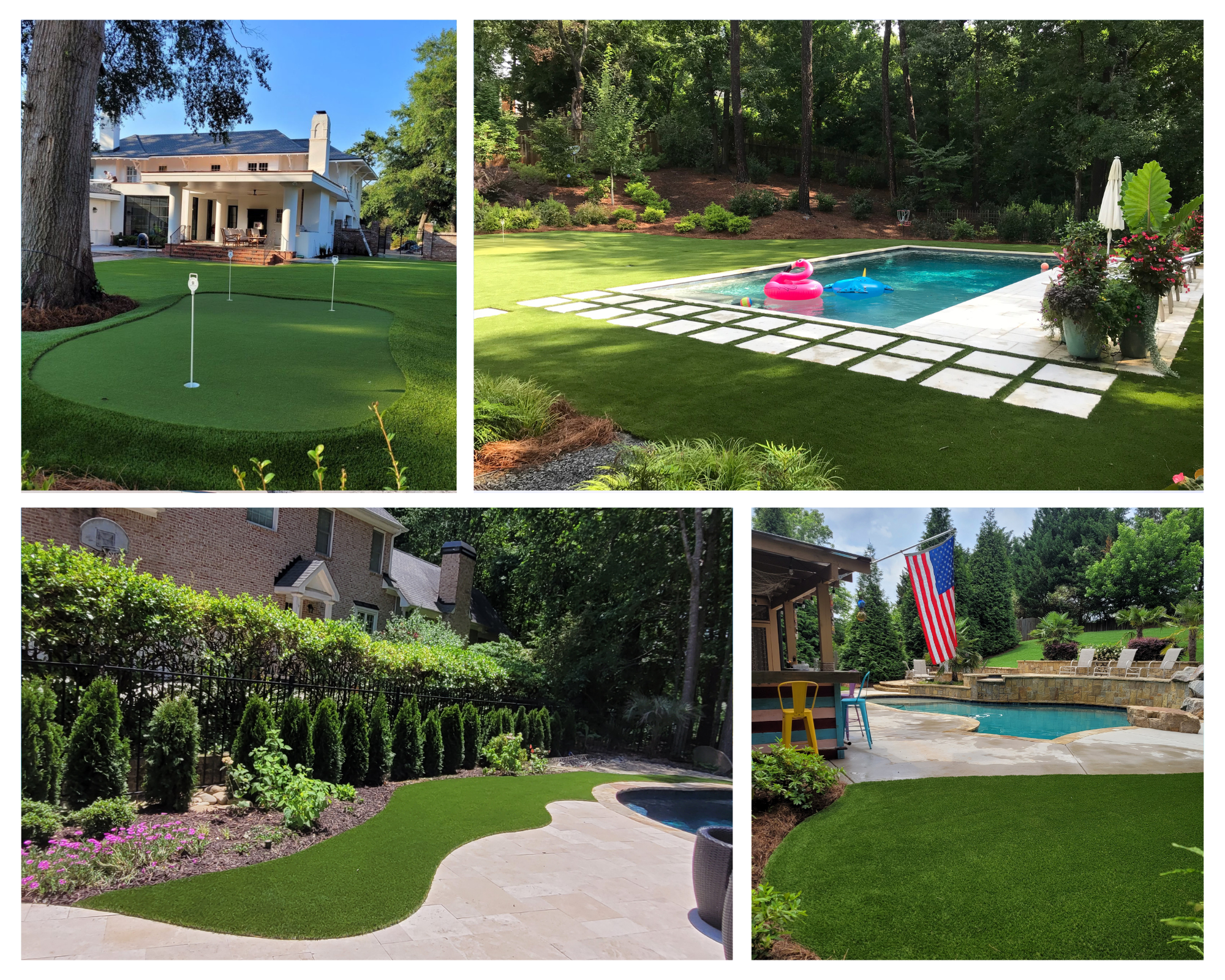 Purchase Green Artificial Grass North Atlanta Facebook ad: Transform Your Yard Today + Get $500 OFF