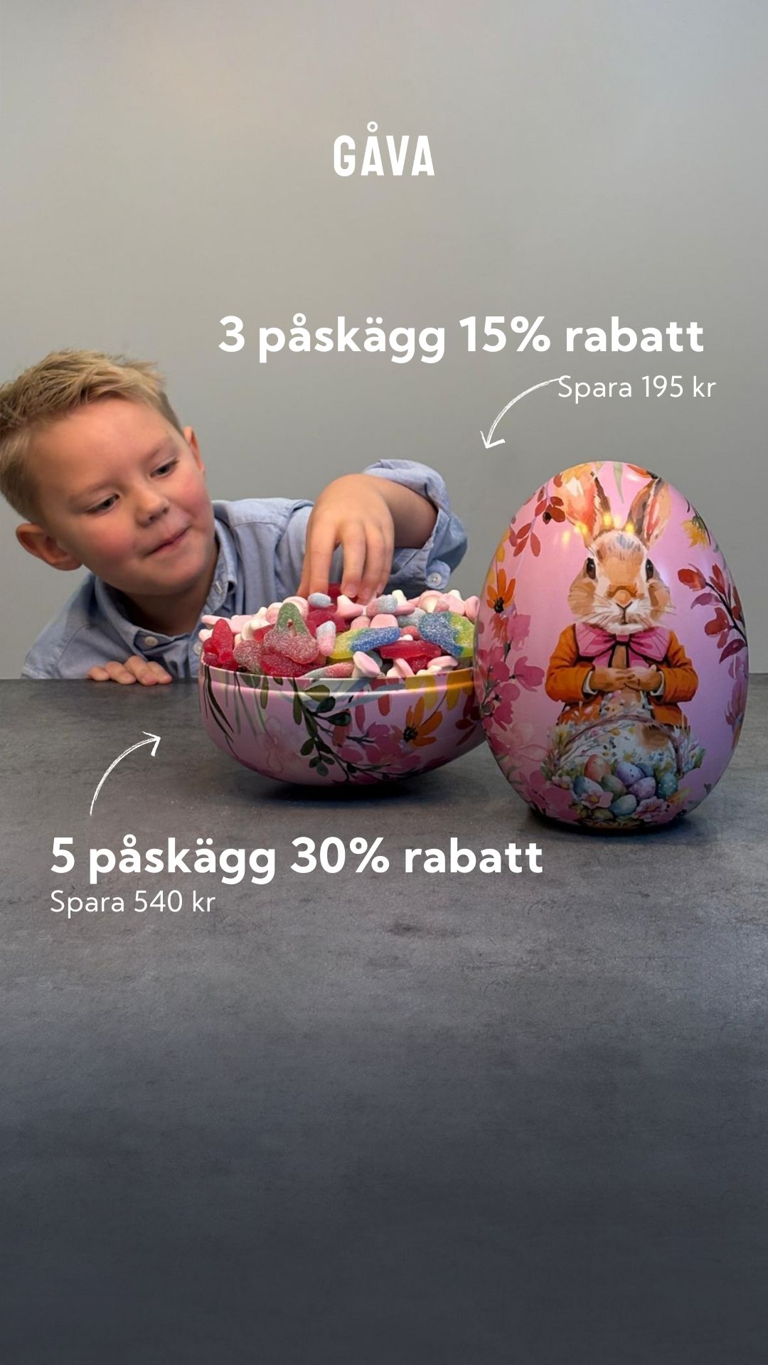 Gavagifting Facebook ad