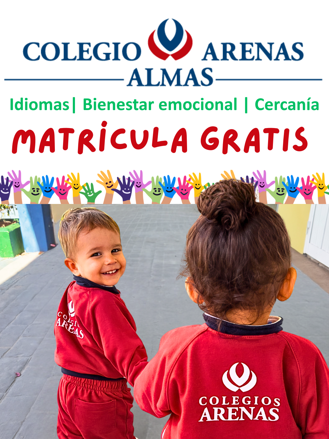 Colegio Arenas Almas Facebook ad: Bienestar escolar y compañeros ideales: la educación en…