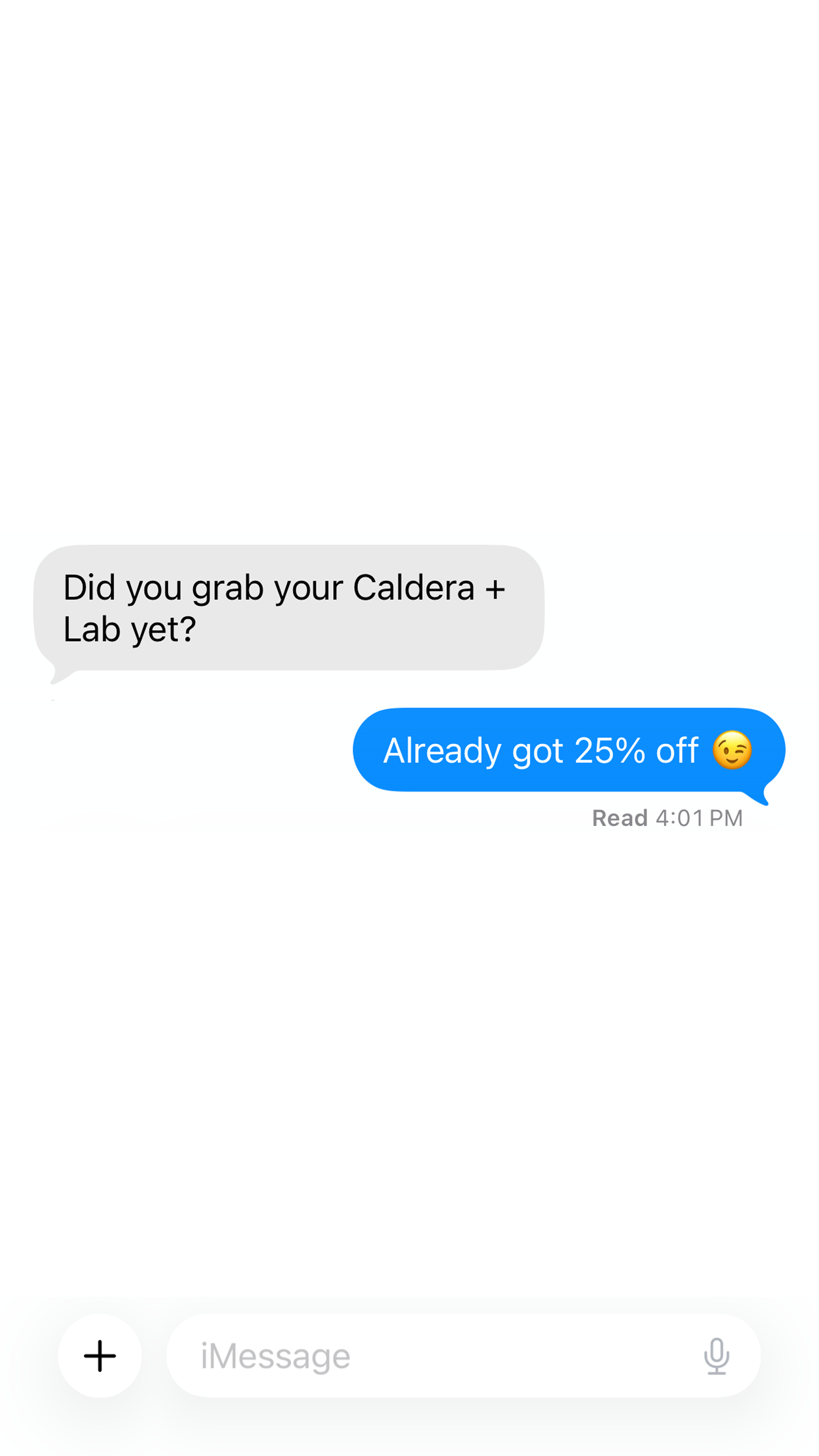 Caldera + Lab Facebook ad