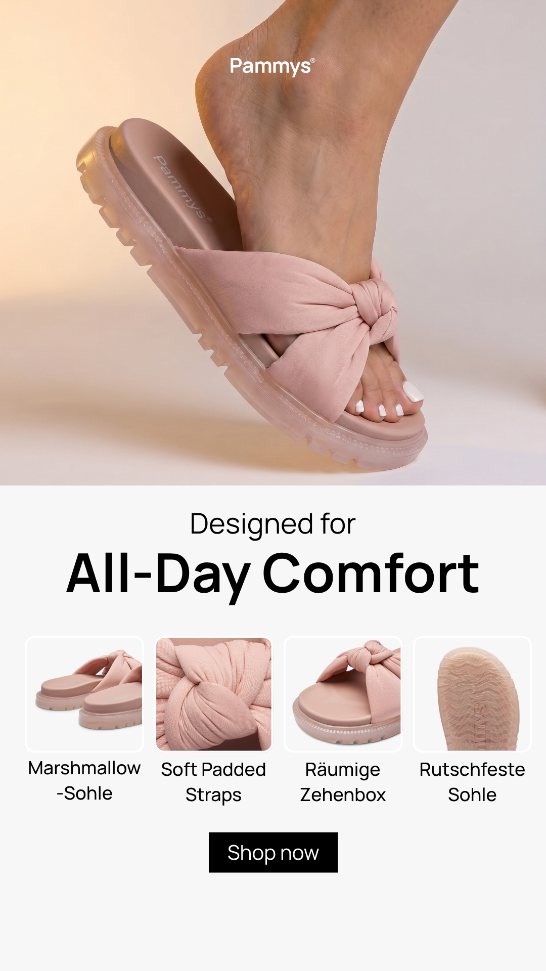 Pammys Facebook ad