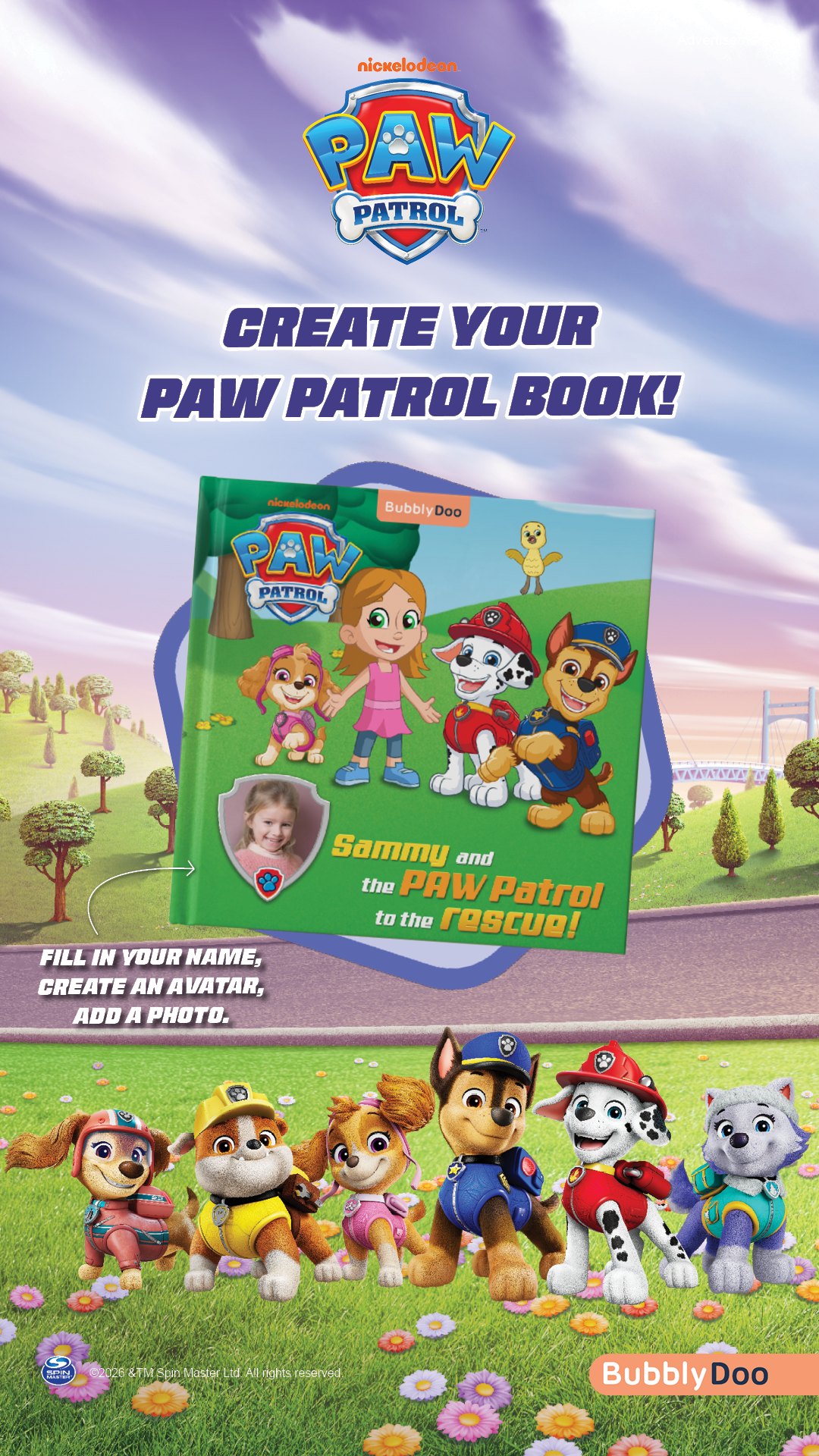 BubblyDoo Books Facebook ad