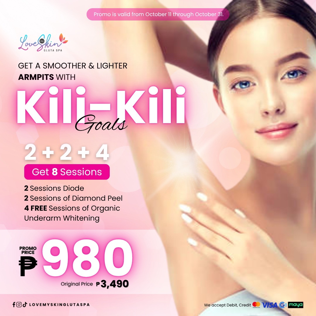 Love My Skin Gluta Spa Guiguinto Branch Facebook ad: KILI-KILI GOALS IS BACK!