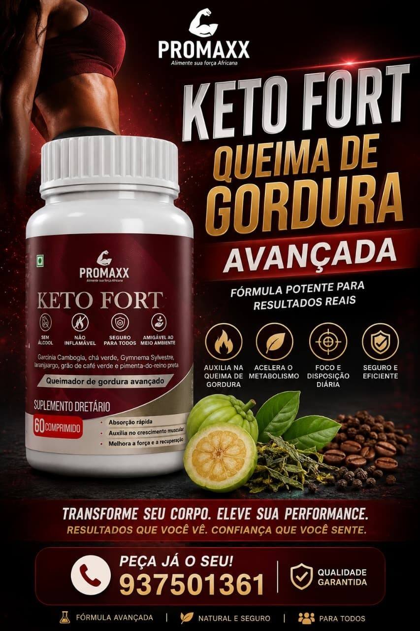 RP Variedades Facebook ad: KETO FORT, Suplemento Alimentar