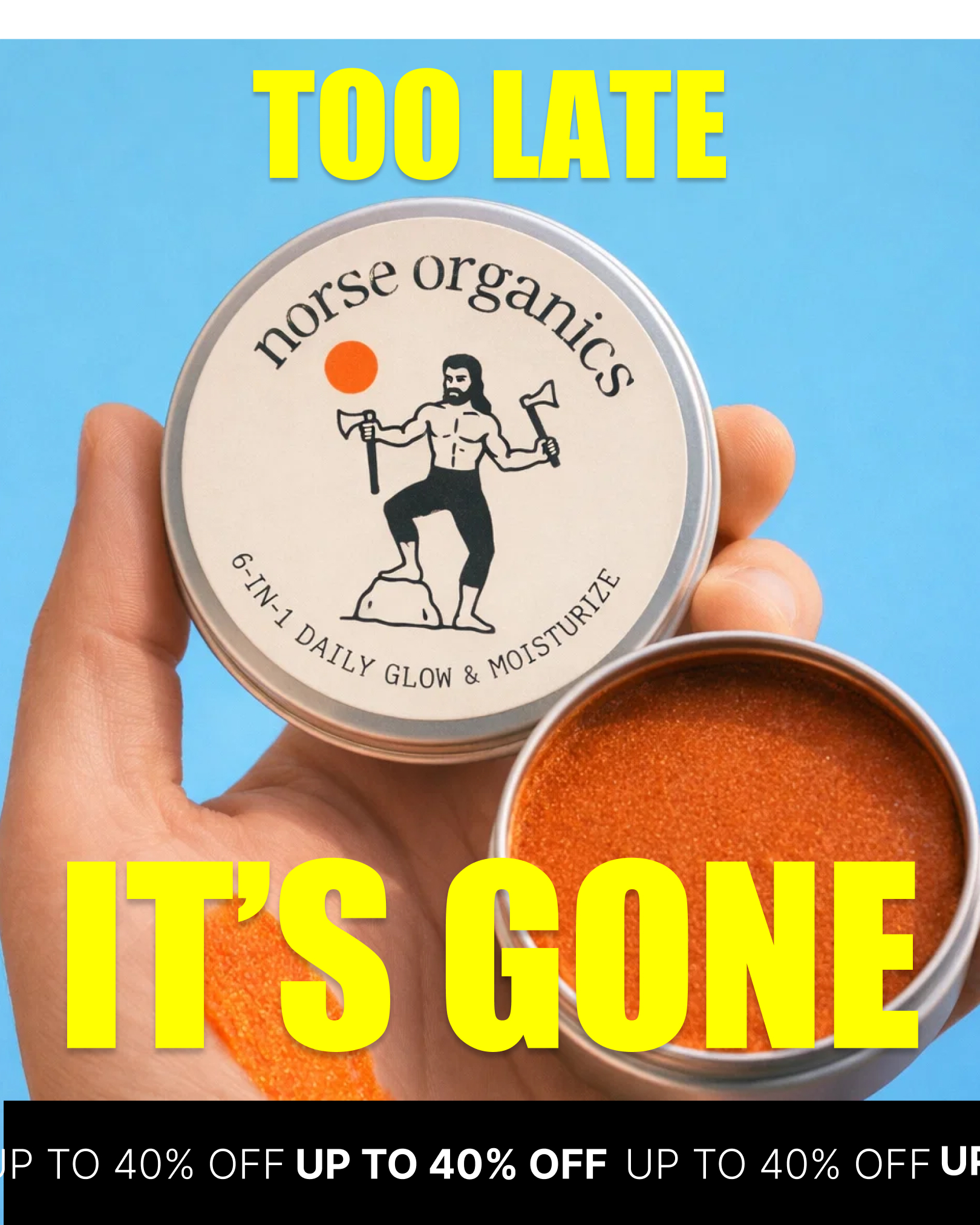 Norse Organics Facebook ad