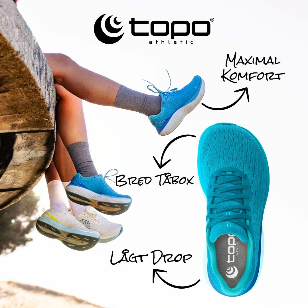 TopoAthletic Sverige Facebook ad from Feb 17, 2026